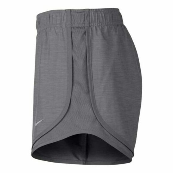 Nike Tempo Heathered Women's 3" Lined Dri-FIT Running Athletic Shorts Grey - Picture 2 of 6